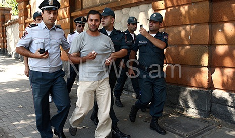 Armenia opposition activist detained for throwing eggs at presidential palace - PHOTOS, VIDEO